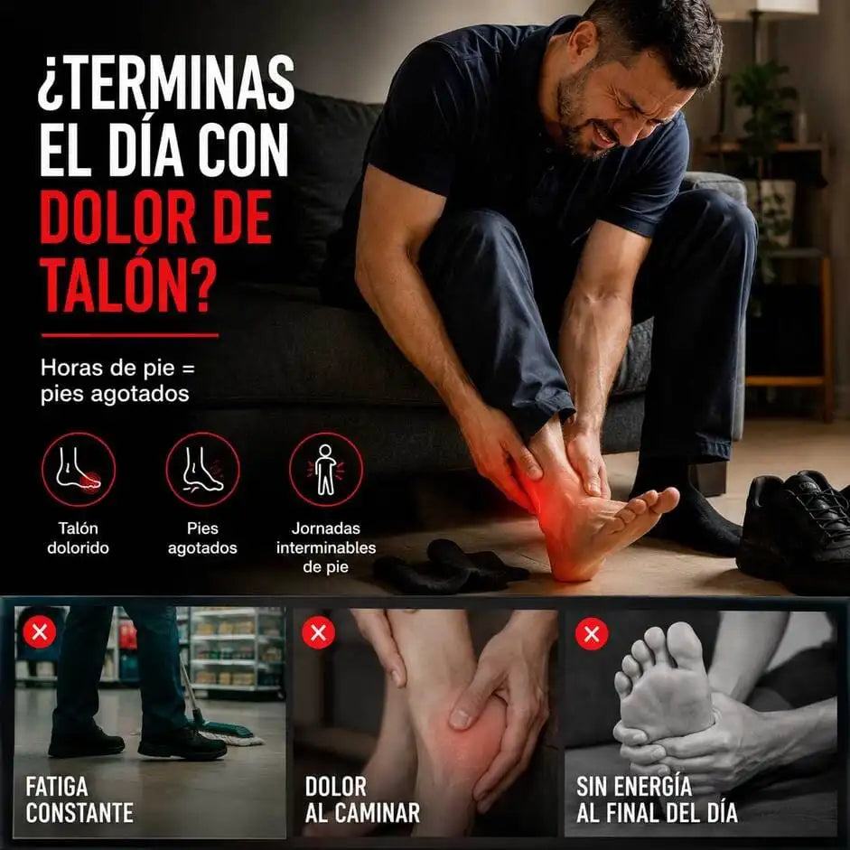 Claudy® Plantillas Ortopédicas | Alivia Dolor de Pies y Fascitis Plantar (Lleva 2 Paga 1)