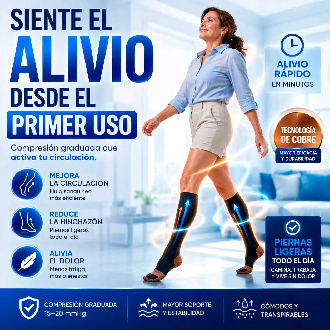 CircuFlex™  Piernas ligeras al instante