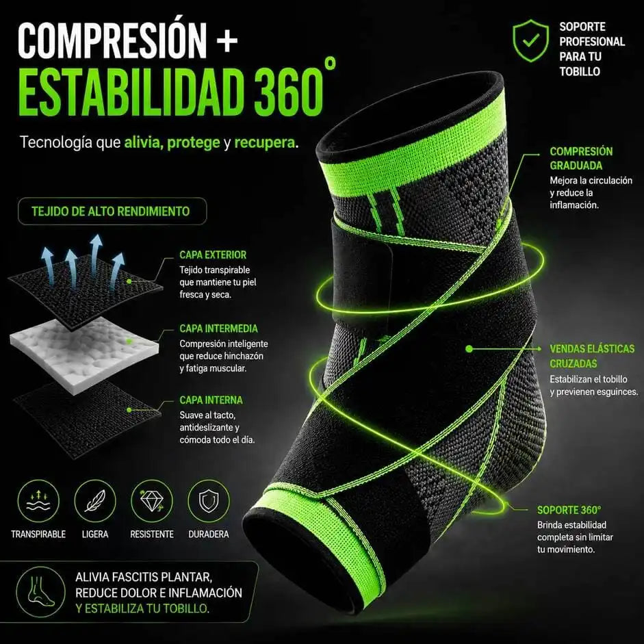 FlexiStep® Tobillera de compresion profesional