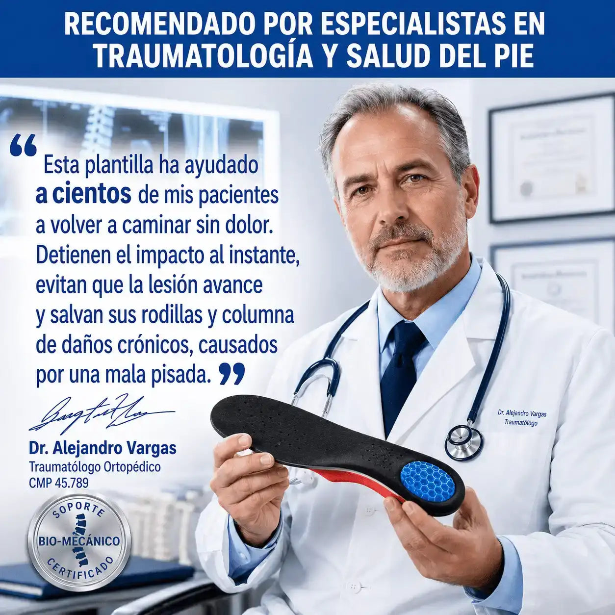 Claudy® Plantillas ortopedicas profesionales
