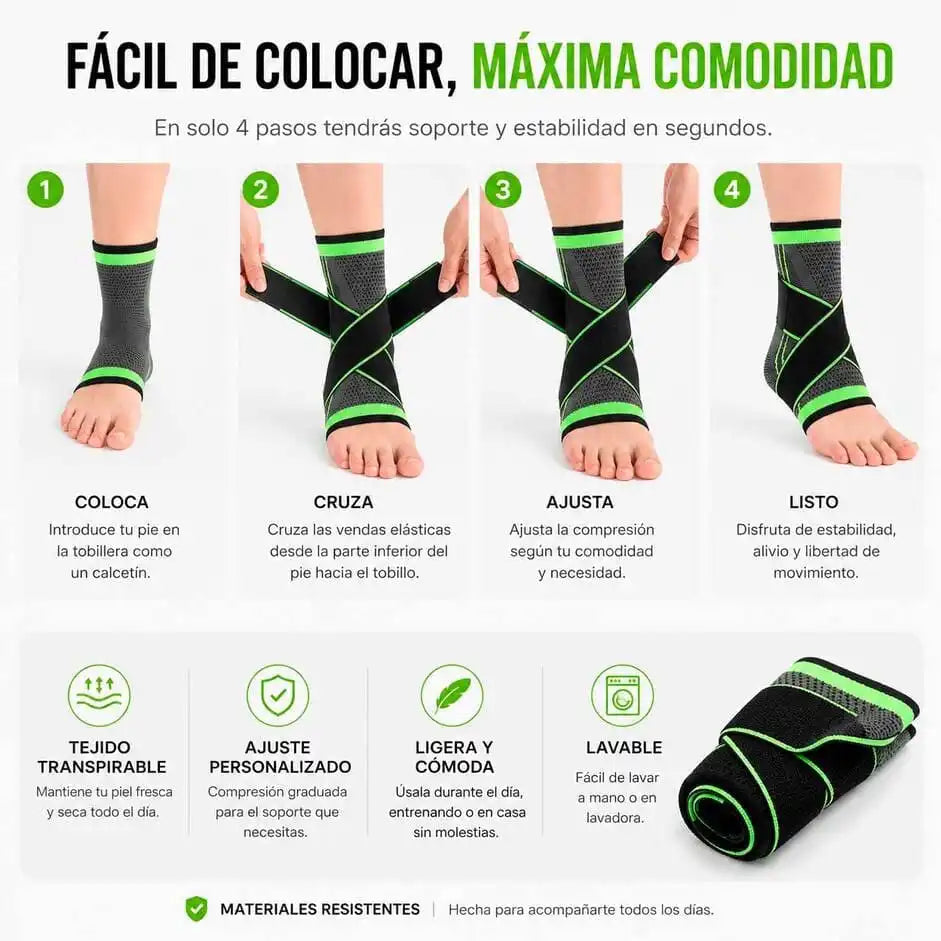 FlexiStep® Tobillera de compresion profesional