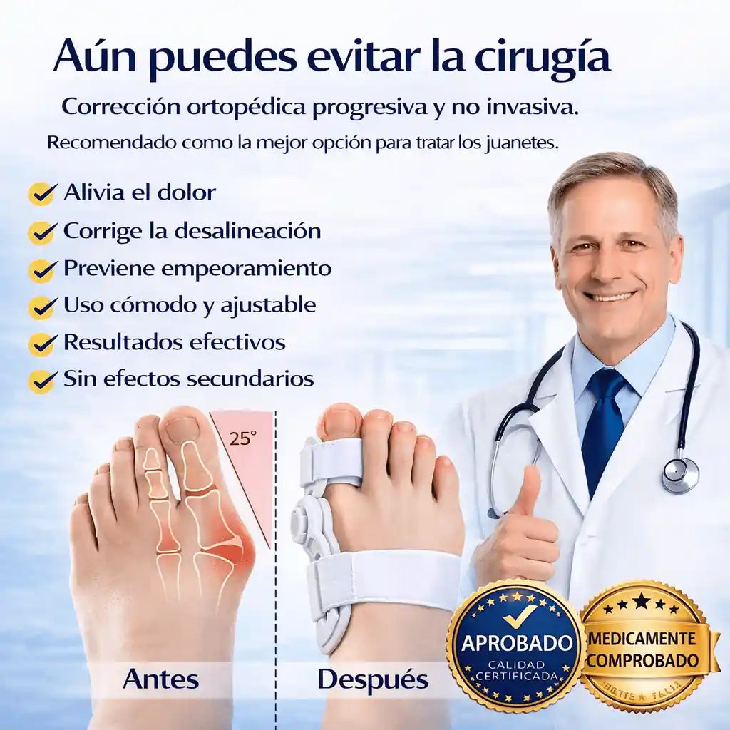Flextoe® Corrector de juanetes ortopedico